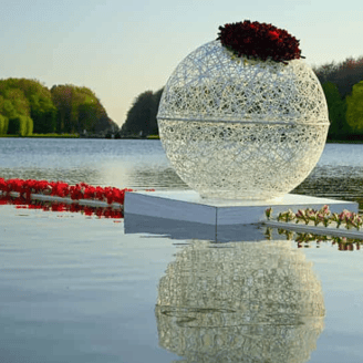 structures florales flottantes
