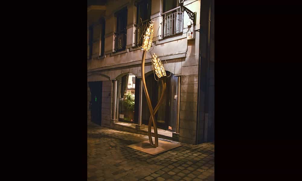 Décoration 3D épis de blé fibre minérale