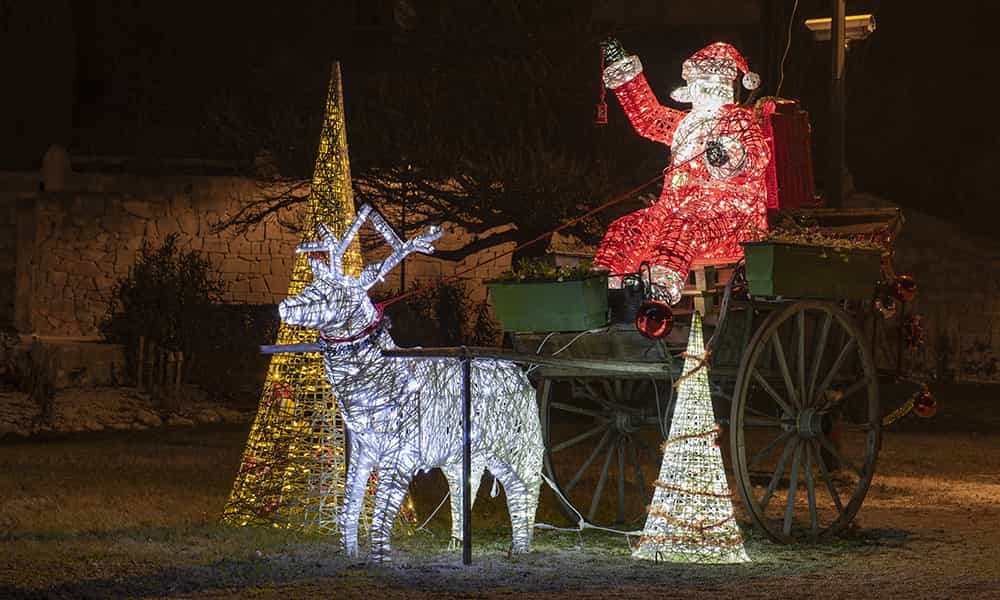 Décoration lumineuse père Noël