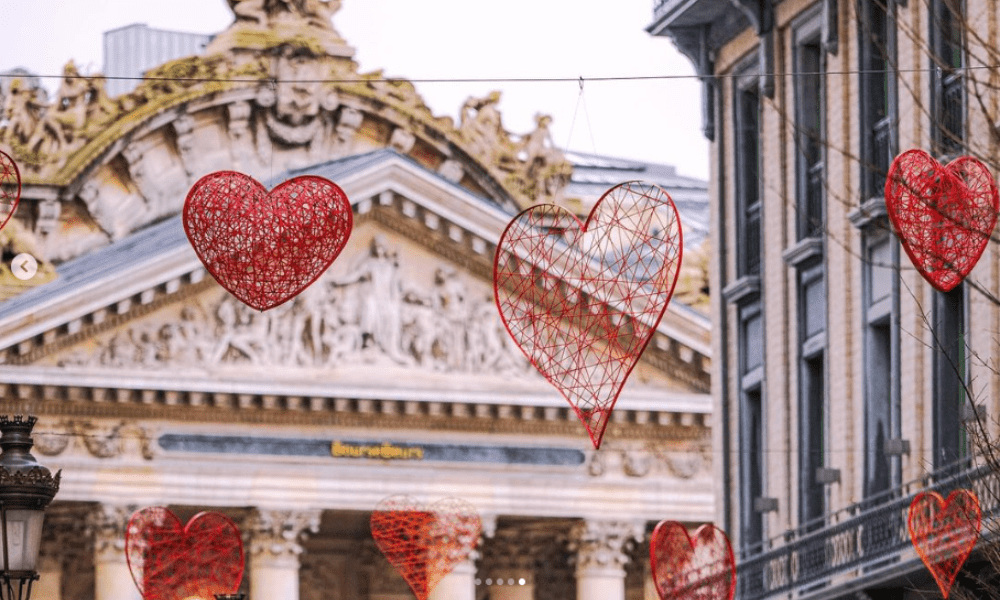 Suspension coeur en fibre minérale Saint-Valentin